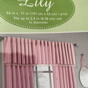 Lily Pink Beaded Valances